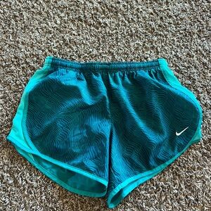 Nike Kids Teal Running Shorts